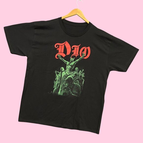 Dio Holy Diver Stand Up and Shout Heavy Metal Band Tee XL - Picture 3 of 4